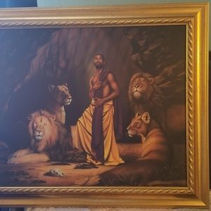20 x 24 Lithograph on Canvas Lion of Judah